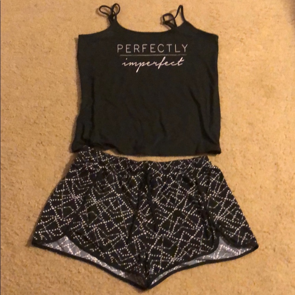 PJ SET. Danskin small. Worn once. Like new.